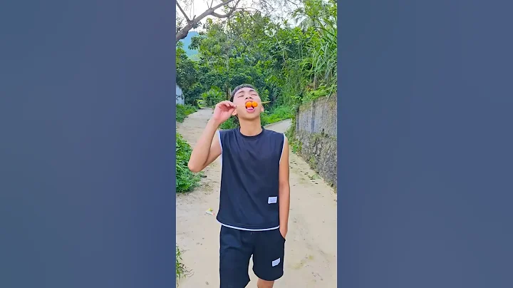 Kind Grandpa Eats Candy Skewers and the Funny Ending #shorts