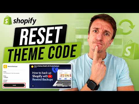 How To Reset Shopify Theme Code