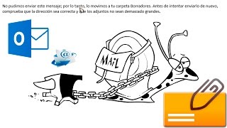 Envia datos adjuntos pesados por Outlook