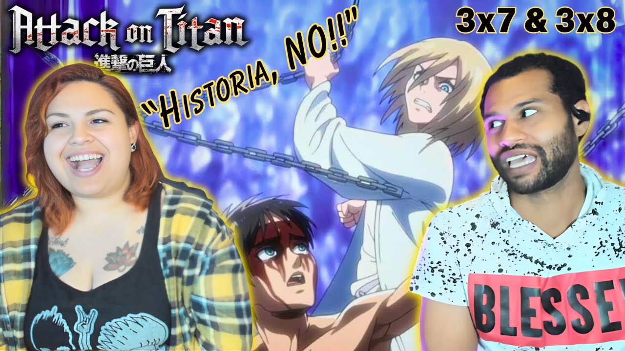ATTACK ON TITAN 3X7 & 3X8 REACTION! FIRST TIME WATCHING!