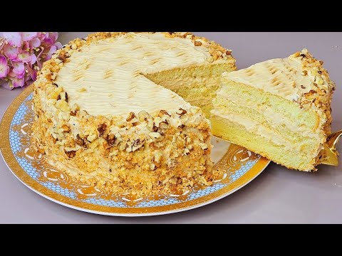 Нежный И очень мягкий Торт на скорую руку .Просто Вкусно и доступно.