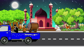 TAKBIR KELILING!!! Malam takbiran idul Adha 1444 H/2023 animasi - EPS 24