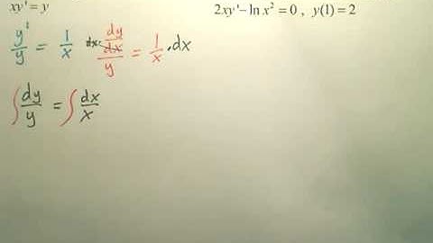 6.3a Separation of Variables - Calculus