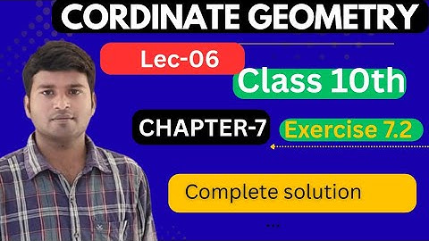 Coordinate Geometry class 10th || C k sir || Coordinate Geometry || Chapter - 7 || Class 10 Maths