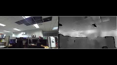 ZED mini Depthmap Test Video