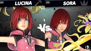 Super Smash Bros. Ultimate mods: Kairi [Lucina] vs Kairi [Sora] (Final Request for now)