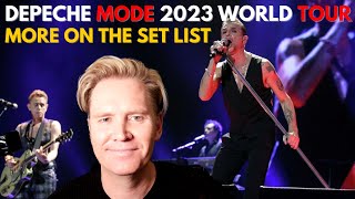 Depeche Mode World Tour 2023 - More On The Set List