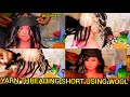 Yarn threading short using Brazilian wool for the beginners friendly