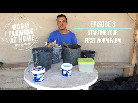 Worm Farming Episode 3 Starting A Farm The Diy Bucket System You Worm Farm The Diy Bucket System, Making A Worm Farm Out Of Buckets