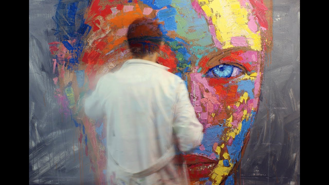 Fabio Modica Contemporary Artist Artista Contemporaneo Time Lapse The Invisible Painter Youtube