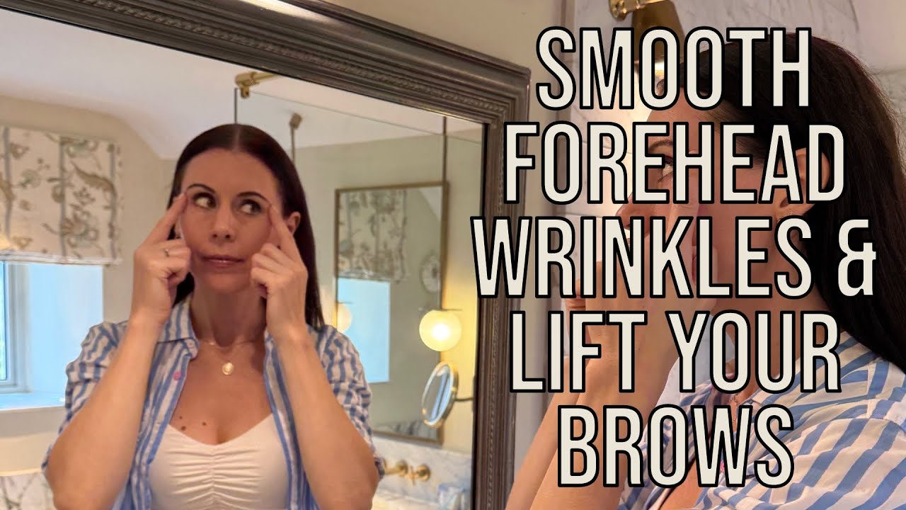 3 Unusual Face Yoga Moves to Smooth Forehead Wrinkles & Lift Your Brows ...