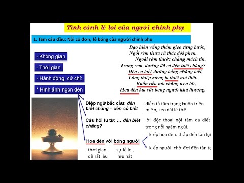Ngữ văn 10 - Tình cảnh lẻ loi của người chinh phụ - Phần 1/2 - Cô Tuệ Như (Đà Nẵng)