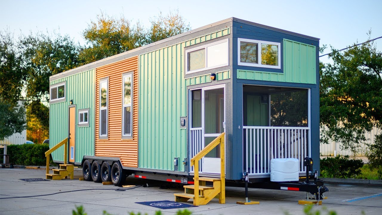 Luxurious Beautiful The Culp Tiny House On Wheels | Living Design For A Tiny  House - Youtube