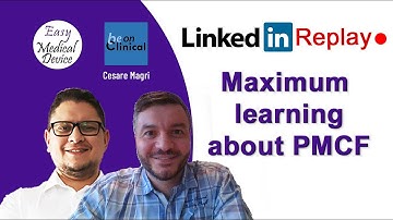 All about PMCF with Cesare Magri [EU MDR 2017/745]