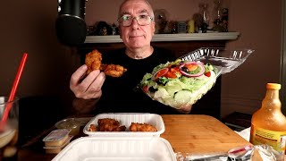ASMR Chicken Wing Night Mukbang Whispering