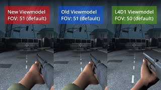 TLS vs Original vs L4D1 Viewmodel Comparison
