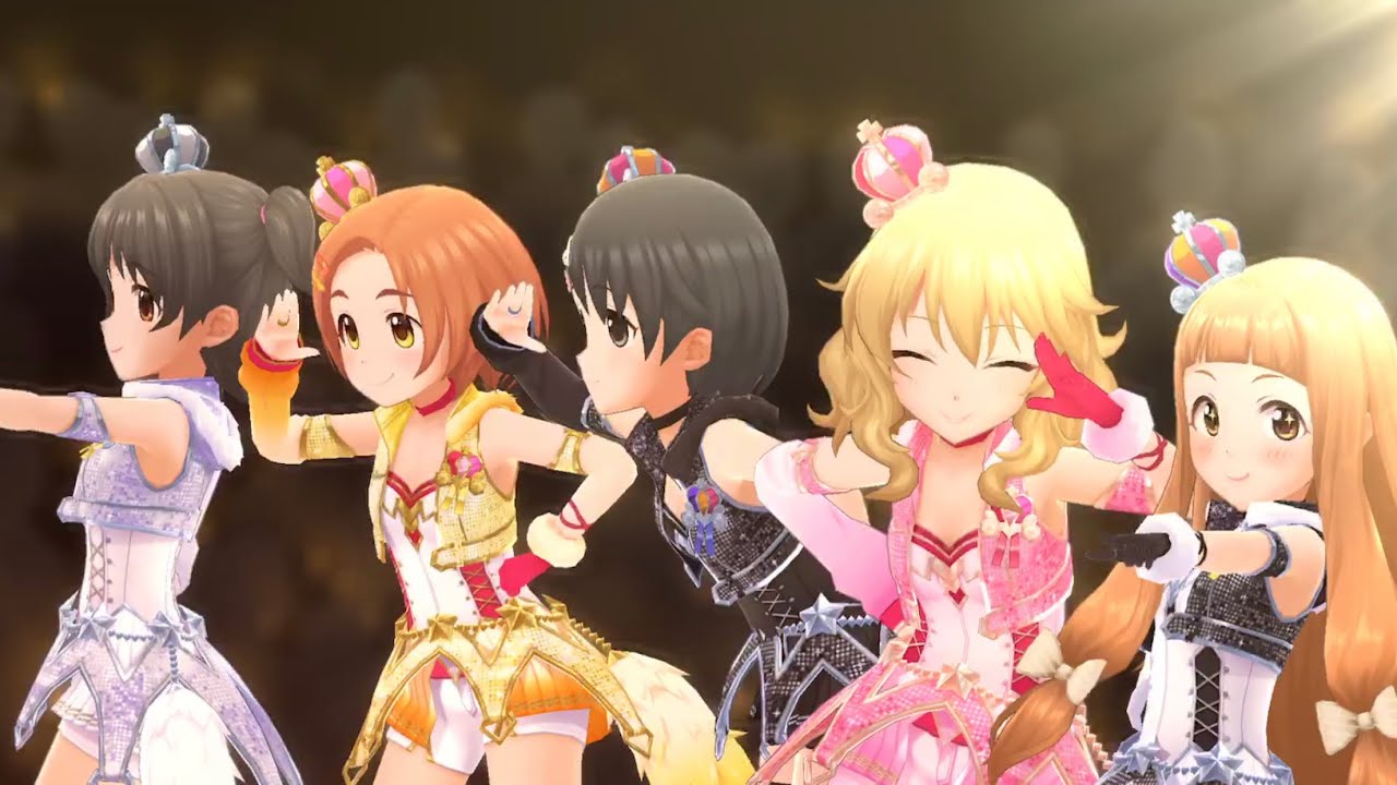 デレステ Yes Party Time Mv 衣装 パーティータイム ゴールド コーデ Ver Youtube