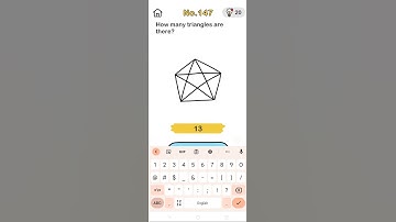 Brain out Level 147. How many triangles are there?Plz like & subscribe to my youtube channel😇#shorts