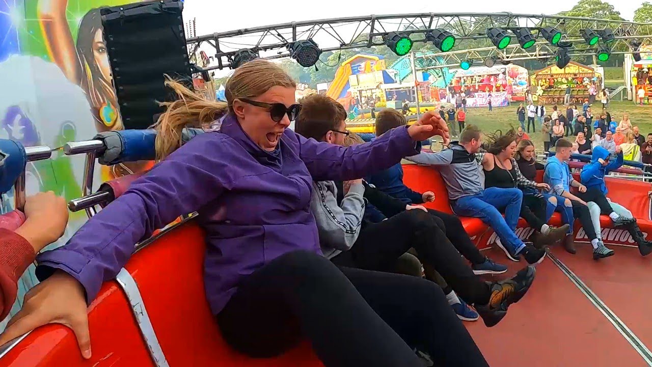 Riding The CRAZY Tagada - Rider Cam POV