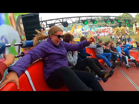 Riding The CRAZY Tagada - Rider Cam POV