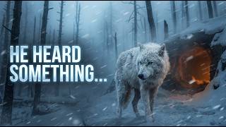 The White Wolf Heard Something Beneath the Snow