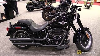 17 Harley Davidson Fat Boy S Walkaround 17 Toronto Motorcycle Show Youtube