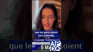 C'est comme si on ne voulait pas que les gens soient bien informés. Dit Chanie Thériault