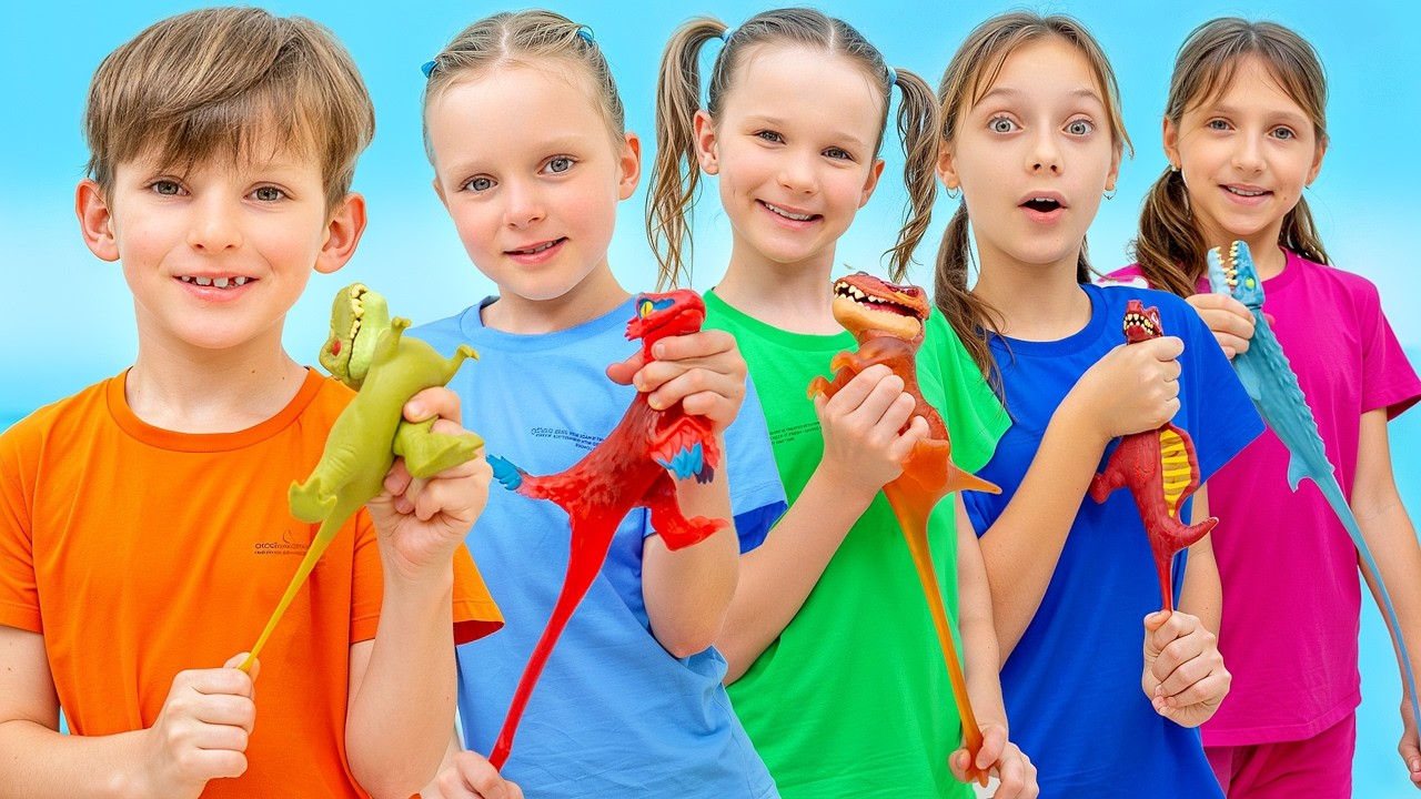 Гигантские игрушки-динозавры оживают | Научные эксперименты