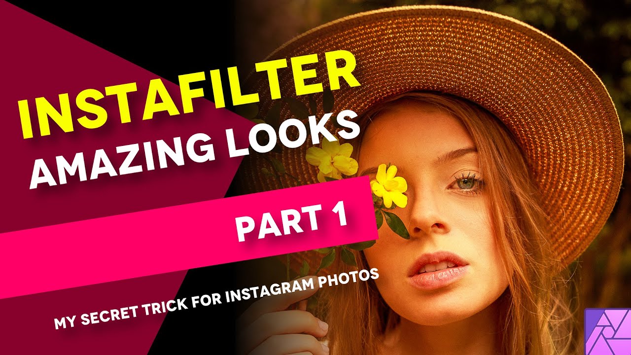 My SECRET Trick for ASTONISHING Instagram photos | InstaFilters Part 1 | Affinity Photo