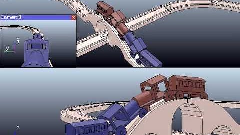 Robot Simulator: Vehicle Dynamics Demo in V-REP