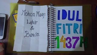 Stop Motion - Diary Ramdhan (IDUL FITRI 1437 H)