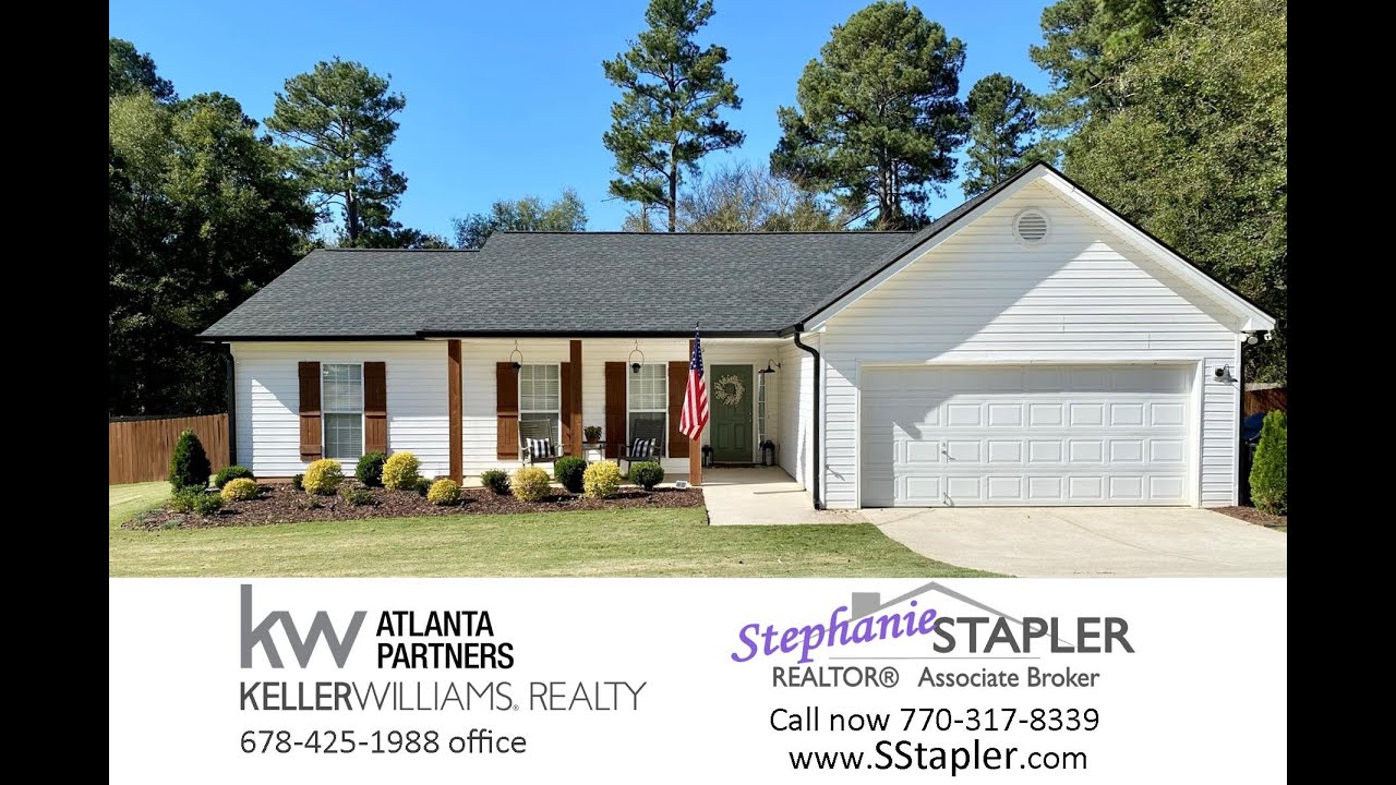 HOME FOR SALE Jefferson GA 3bd/2ba Ranch on .75 Acre, Newer roof & HVAC