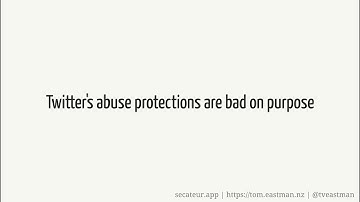 Using Python, Django, and ruthlessness to protect people from social media harassment.