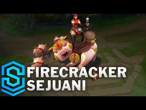 Firecracker Sejuani Skin Spotlight Pre Release League Of Legends Youtube
