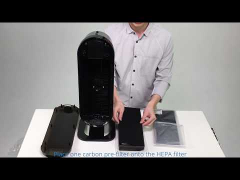 Installing the filters - VEVA 8000 Elite Pro Series Air Purifier