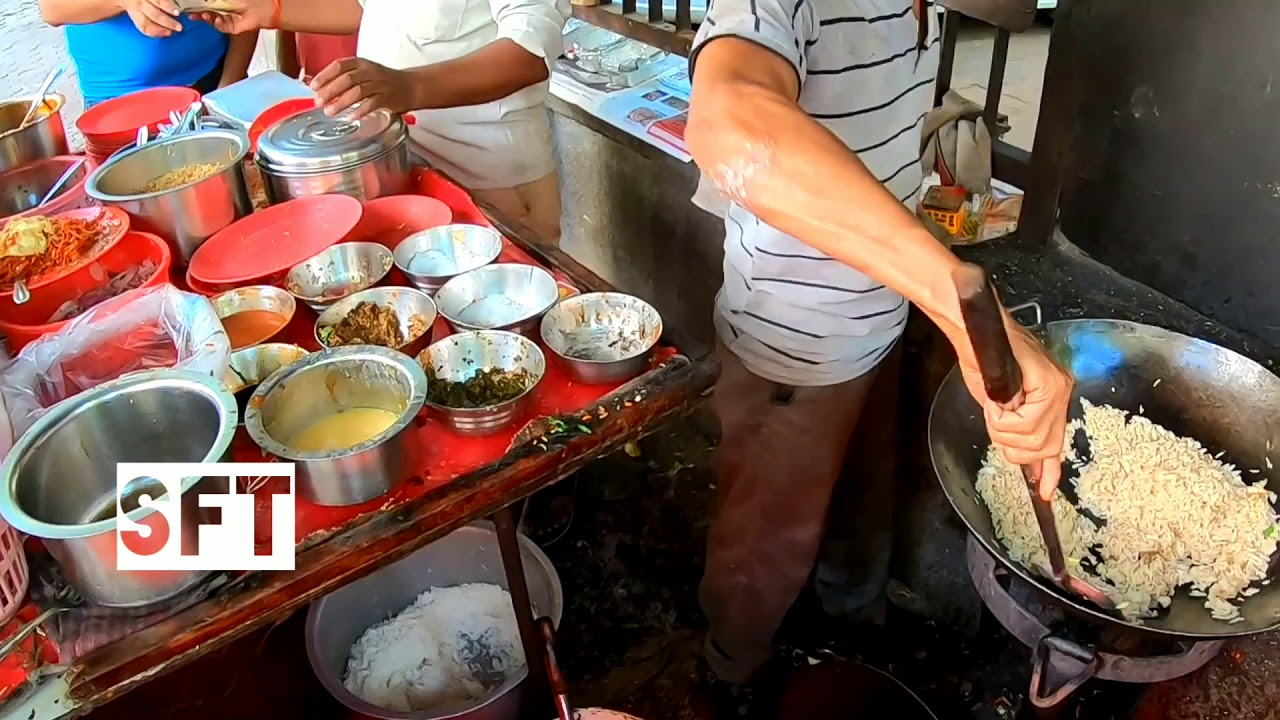 Hot and spicy Indian fried rice/ fried rice/Street food/SFT - YouTube