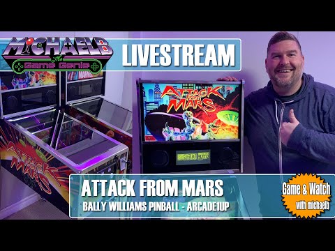 Arcade1Up Attack From Mars Live Gameplay | MichaelBtheGameGenie from MichaelBtheGameGenie