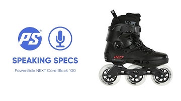 Powerslide Next Core Black 100 Inline Skates