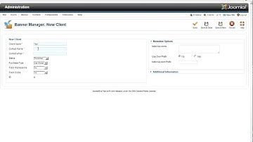 Create Clients in Banners Components in Joomla 2 5- web design Coimbatore Budnet
