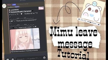 Mimu leave message | Discord tutorial | pinky | outdated