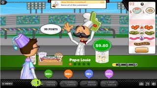 Papa's Hot Doggeria HD - Unlocking Papa Louie! 