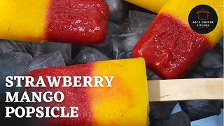 Mango Strawberry Popsicle  Ice Pops Mango Popsicle