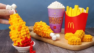 I Found The Secret FAMOUS LEGO McDonald's Grimace Shake \& Fried Chicken Recipe