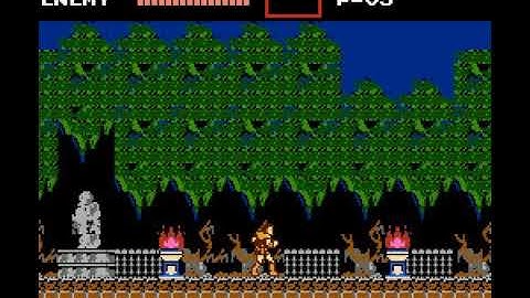 Crouch Scrolling Glitch (Castlevania (NES))