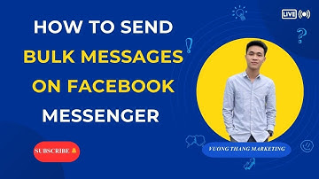 How To Send Bulk Messages On Facebook Messenger 2025