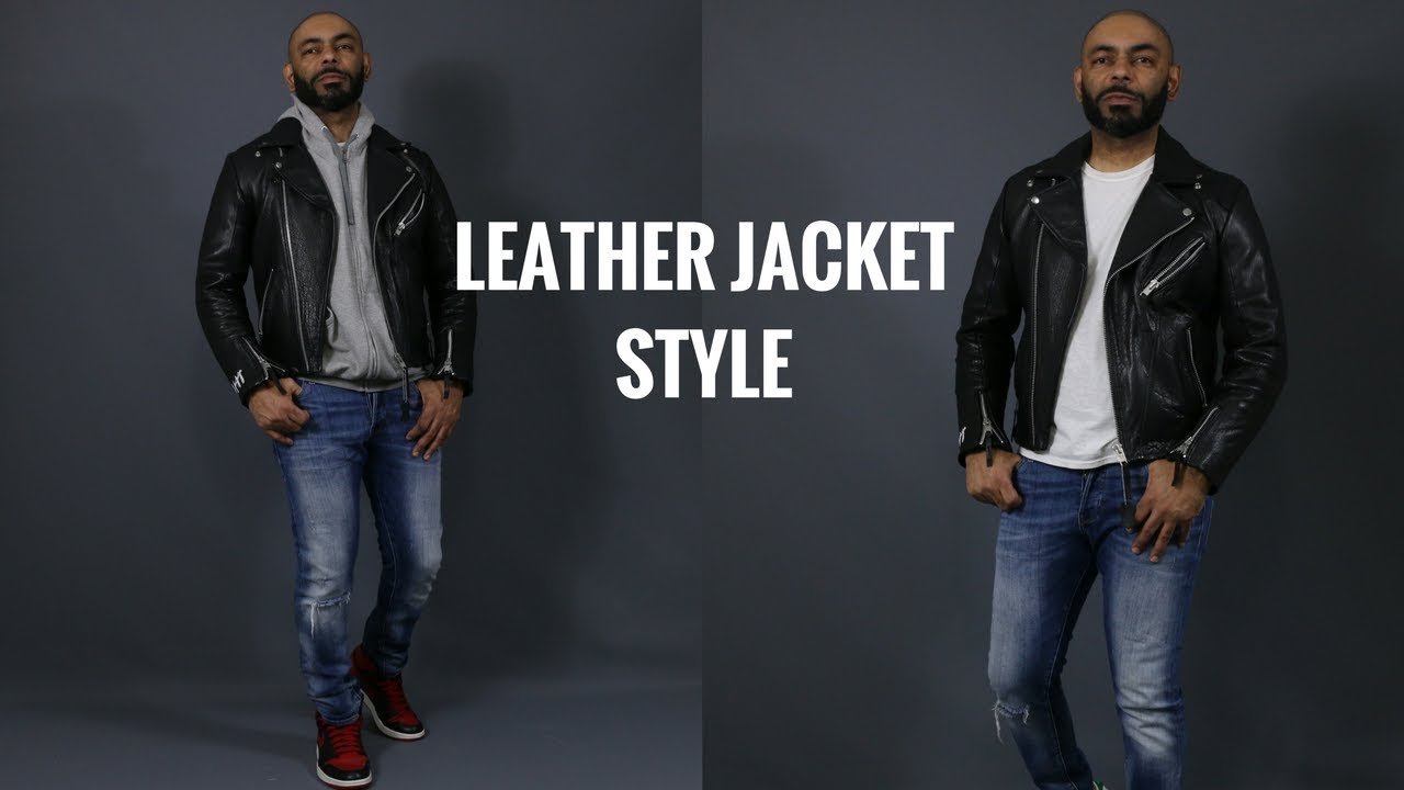 Fashion Jackets Leather Jackets Alfredo Pauly Leather Jacket black casual look 