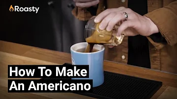 What does iced Americano taste like?