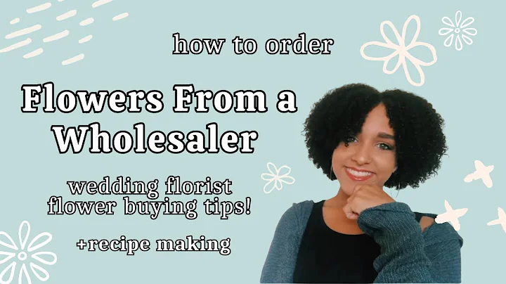 How to Order Flowers From a Wholesaler | Wedding Florist Flower Buying Tips + Recipe Making!