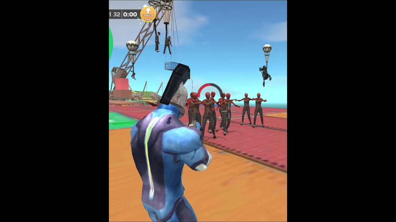 Rope Hero Cheatground MOD (helicopter shot group of zombies) Rope hero hanging car robot 