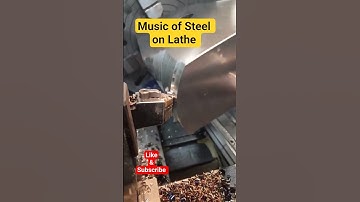 Music of Steel on Lathe machine | Slow motion video of turning operation on Lathe | Working on Lathe